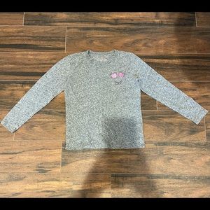 Grey long sleeve shirt